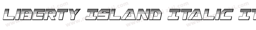 Liberty Island Italic Italic字体转换